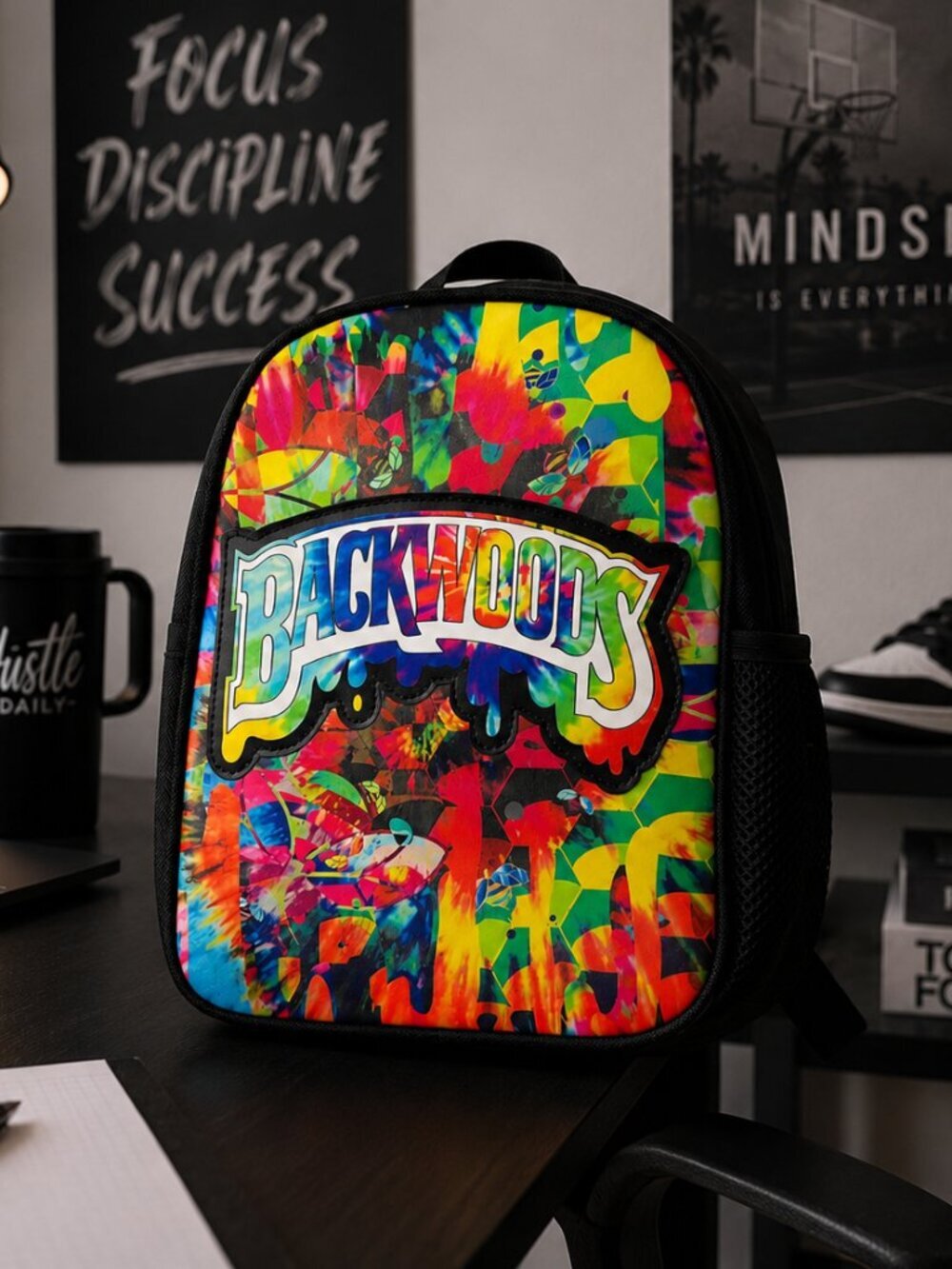 Backwoods 16" LED Backpack Smell Proof Lockable Waterproof Travel Bag New